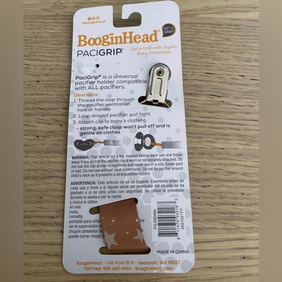 🆕 BooginHead PaciGrip Baby Pacifier toy Clip Bundle Om+🆕 - Picture 4 of 5